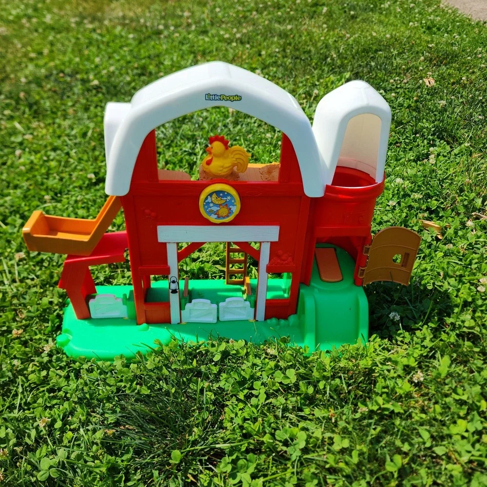 Fisher-Price Little People Animal Friends Farmhouse Barn Playset‎ 2013 Mattel